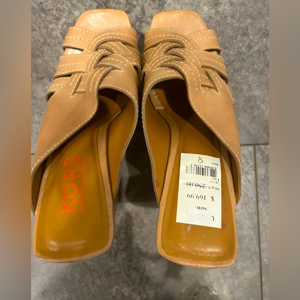 Brand new size 8, Michael Kors platform shoes